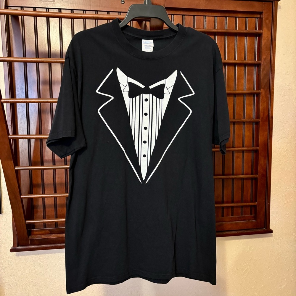 Port & Company Black Graphic T-Shirt